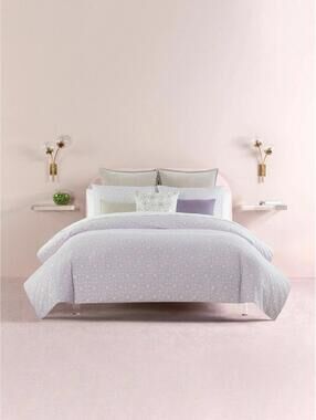 NWT Kate Spade Breeze Blocks Twin  Duvet + Sham Set